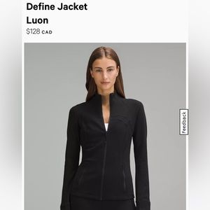Lululemon define jacket